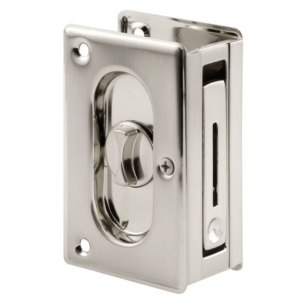 Prime-Line Lock Pocket Door Satin Nickel N 7367